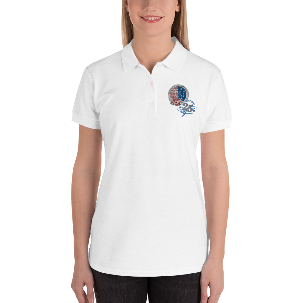 mockup-c86a8529.jpg Embroidered Women's Polo Shirt - Image 5