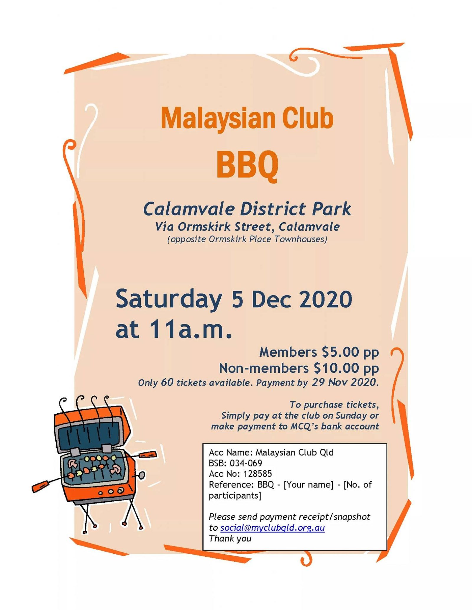 Malaysian Club BBQ