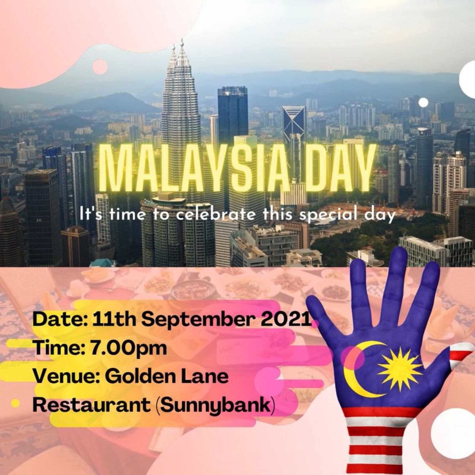 Let’s celebrate Malaysia Day together. Malaysian Club Queensland will be having